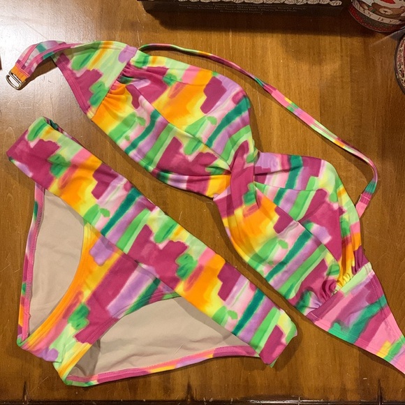 Victorias Secret Bright & Colorful Two Piece - Picture 2 of 8